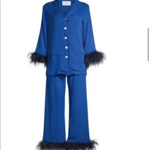 Blue Sleeper Faux Fur Set